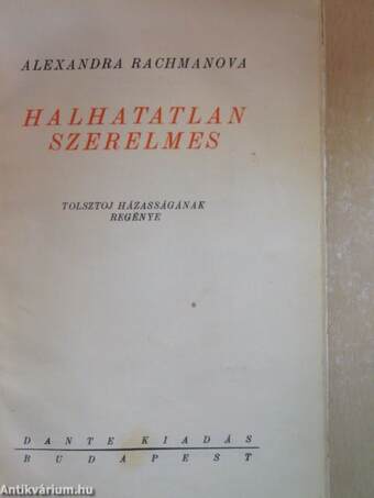 Halhatatlan szerelmes