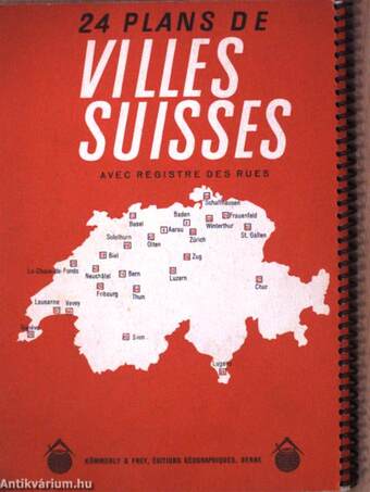 24 schweizer Städte Atlas/24 plans de villes suisses