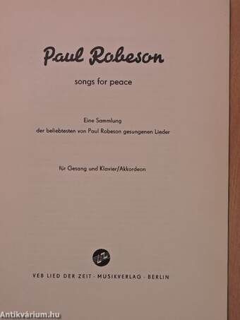 Songs for peace