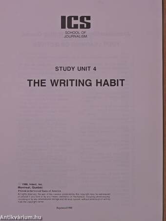 The Writing Habit