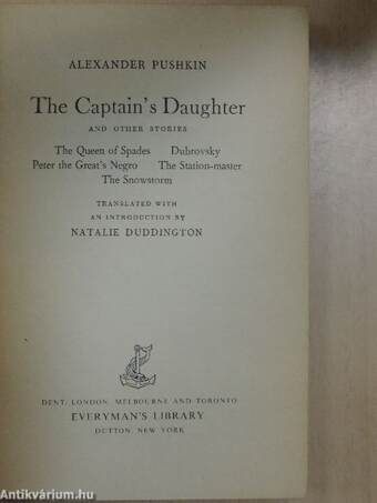 The Captain's Daughter and other stories