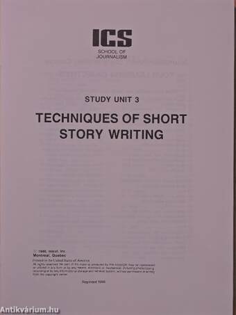 Techniques of short story writing