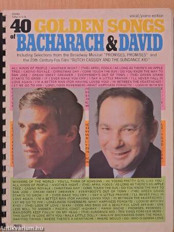 40 golden songs of Bacharach & David