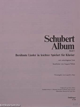 Schubert Album 1.