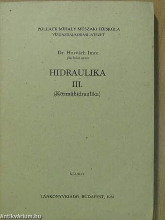 Hidraulika III.