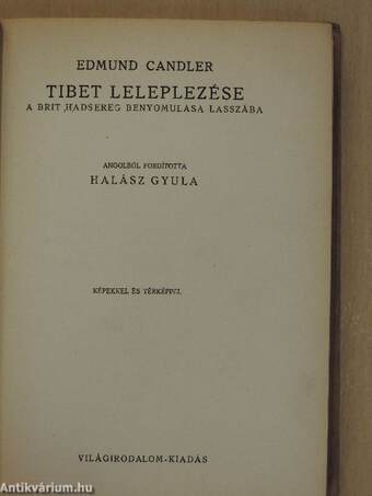 Tibet leleplezése