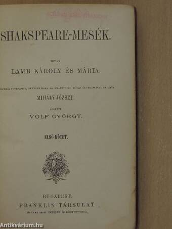 Shakspeare-mesék I-II.