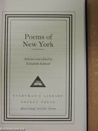 Poems of New York