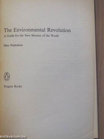 The Environmental Revolution