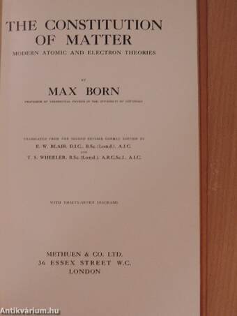 The Constitution of Matter