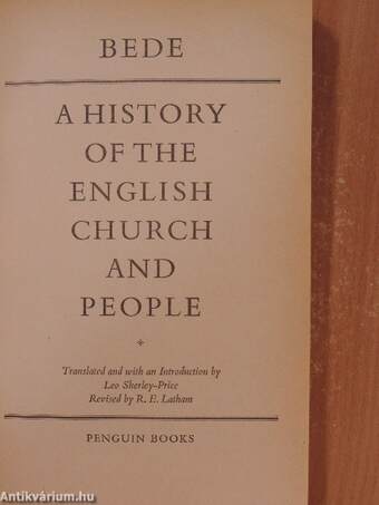 A History of the English Church and People