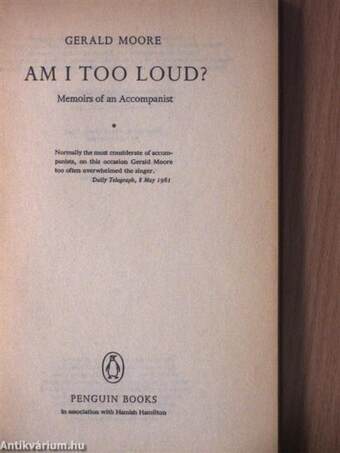 Am I too loud?