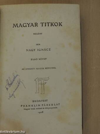 Magyar titkok I-III.