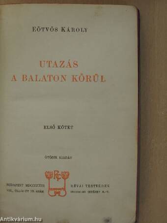 Utazás a Balaton körül I-II.