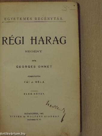 Régi harag I-II./Próba