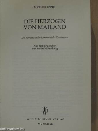 Die Herzogin von Mailand