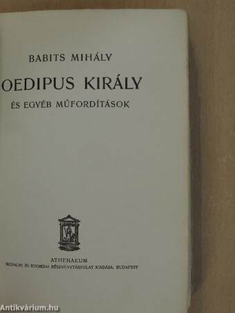 Oedipus király