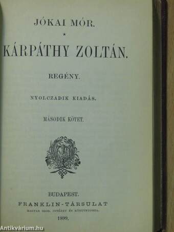 Kárpáthy Zoltán I-III.