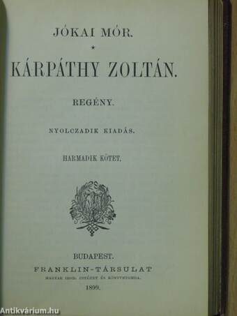 Kárpáthy Zoltán I-III.