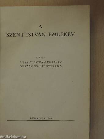 A Szent István emlékév