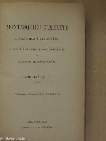 Értekezések a társadalmi tudományok köréből VIII/1-10.