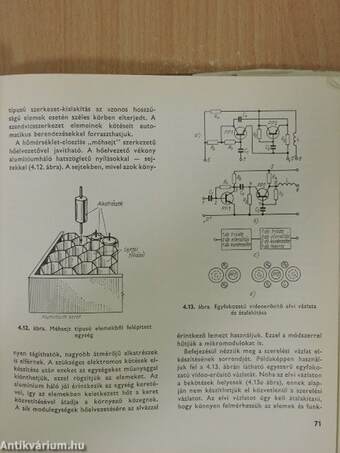 Rádió és elektronikus készülékek szerkezet-kialakítása