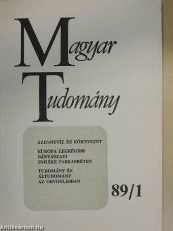 Magyar Tudomány 1989. január