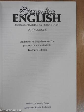 Streamline English Connections - Teacher's Edition