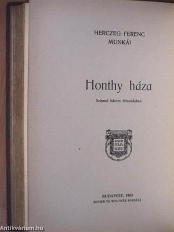 Bizánc/Honthy háza