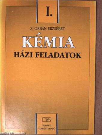 Kémia házi feladatok I.