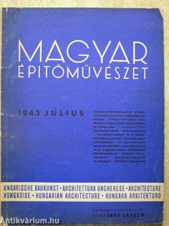 Magyar Épitőművészet 1943. július