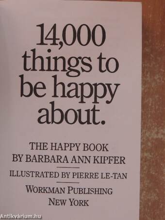 14,000 things to be happy about.