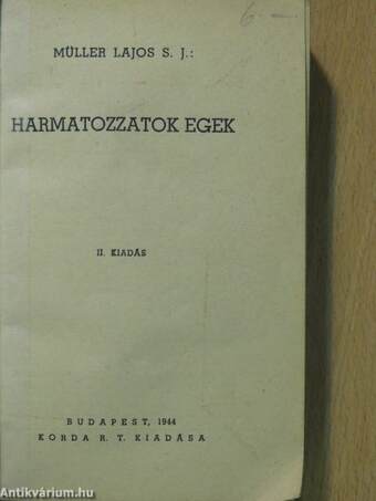 Harmatozzatok egek