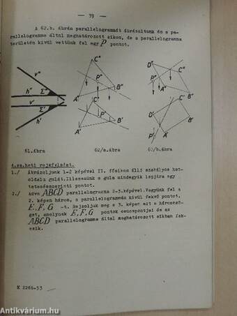 Ábrázoló geometriai útmutató