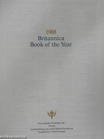Britannica Book of the Year 1988