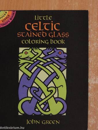 Little Celtic Stained Glass Coloring Book