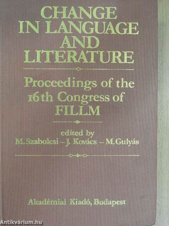 Change in language and literature