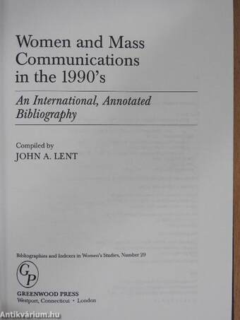 Women and Mass Communications in the 1990's