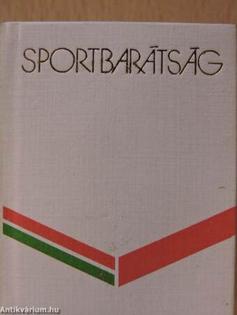 Sportbarátság (minikönyv)