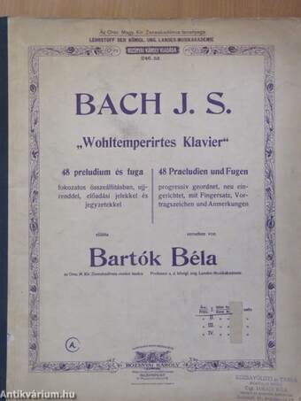 "Wohltemperirtes Klavier" I.