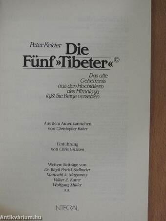 Die Fünf »Tibeter«