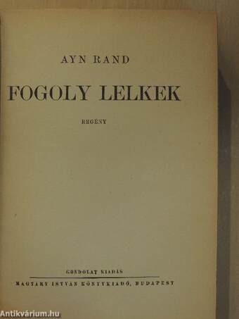 Fogoly lelkek