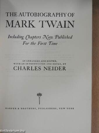 The Autobiography of Mark Twain