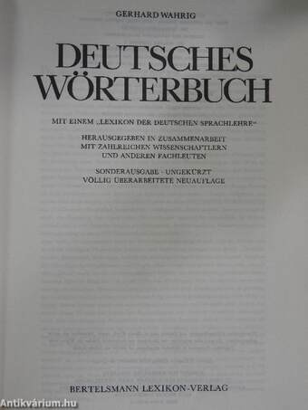 Wahrig Deutsches Wörterbuch