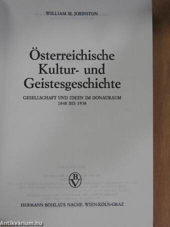 Österreichische Kultur- und Geistesgeschichte