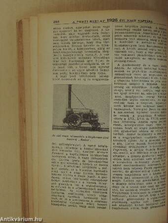 A Pesti Hirlap Nagy Naptára az 1926. közönséges évre