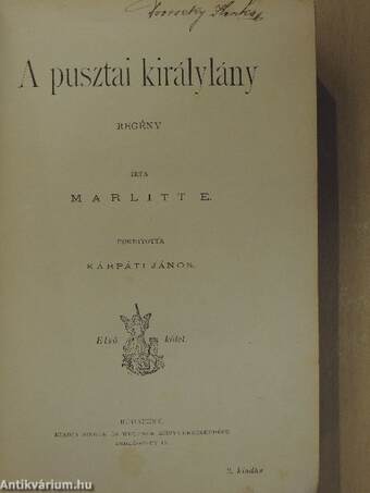 A pusztai királylány I-II.