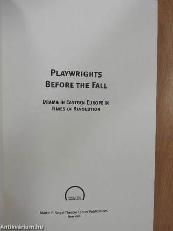 Playwrights Before the Fall