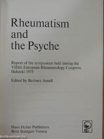 Rheumatism and the Psyche