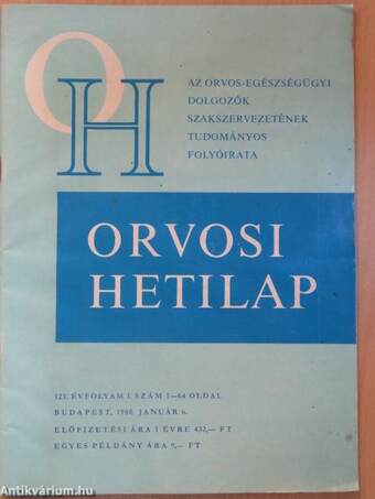 Orvosi Hetilap 1980. január-december